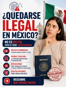 ¿Qué pasa si te quedas en situación irregular en México?